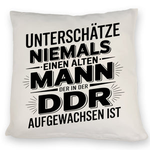 DDR Nostalgie Spruch Kissen für Ossis