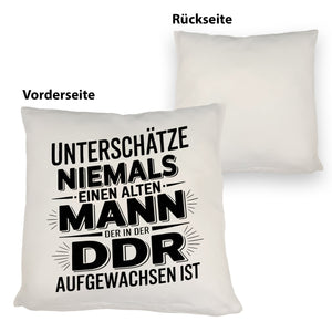 DDR Nostalgie Spruch Kissen für Ossis