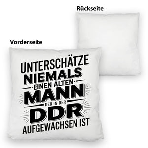 DDR Nostalgie Spruch Kissen für Ossis