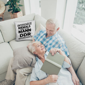 DDR Nostalgie Spruch Kissen für Ossis