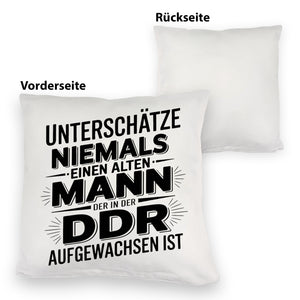 DDR Nostalgie Spruch Kissen für Ossis