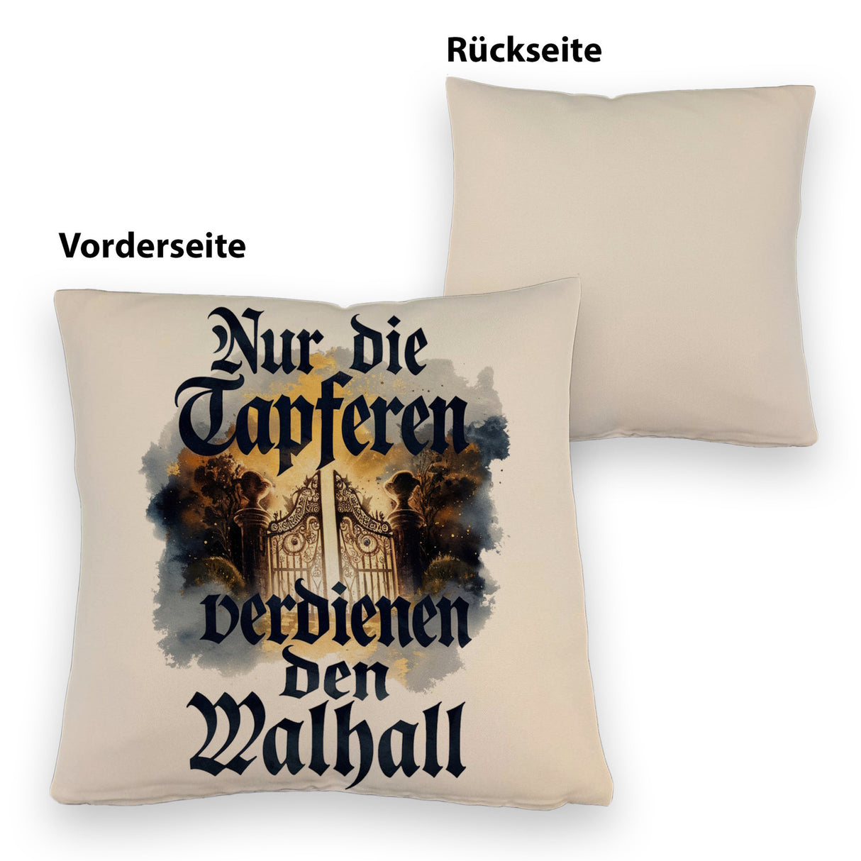 Nur die Tapferen verdienen den Walhall Kissen