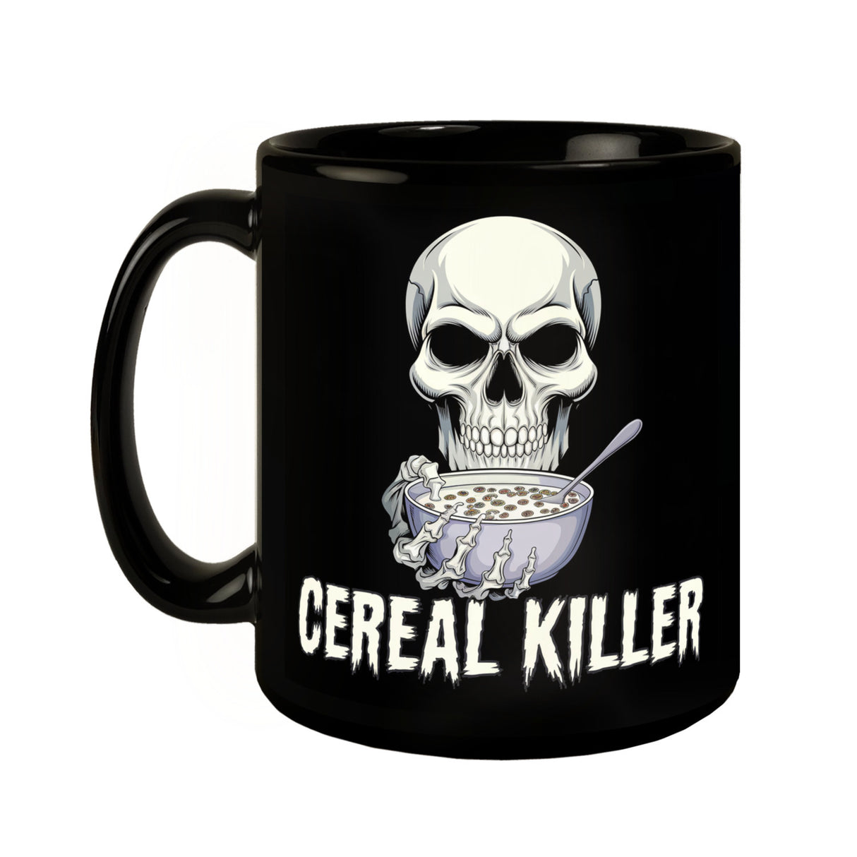 Cereal Killer Totenkopf Tasse für Müslifans