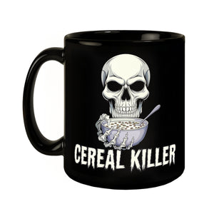 Cereal Killer Totenkopf Tasse für Müslifans