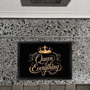 Goldene Krone Queen of Everything Fußmatte in 35x50 cm