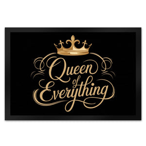Goldene Krone Queen of Everything Fußmatte in 35x50 cm