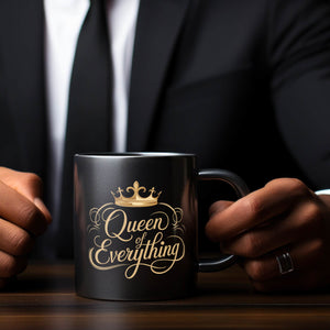 Goldene Krone Queen of Everything Tasse