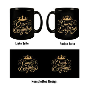 Goldene Krone Queen of Everything Tasse