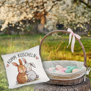 Komm kuscheln Kissen mit Kaninchen