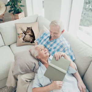 Pummelige Katze Kissen - Komm Fetti