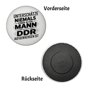 DDR Nostalgie Spruch Magnet für Ossis