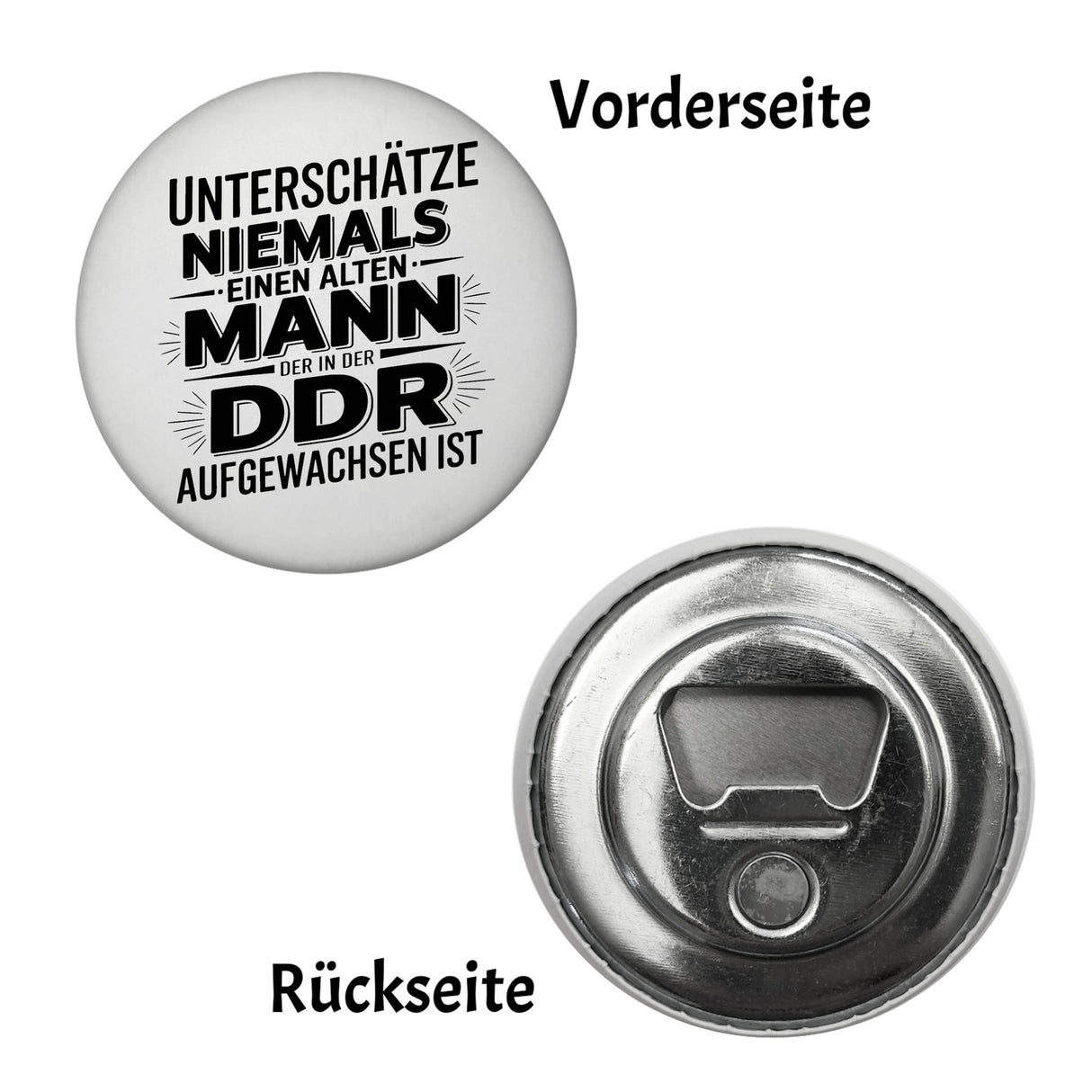 DDR Nostalgie Spruch Magnet für Ossis