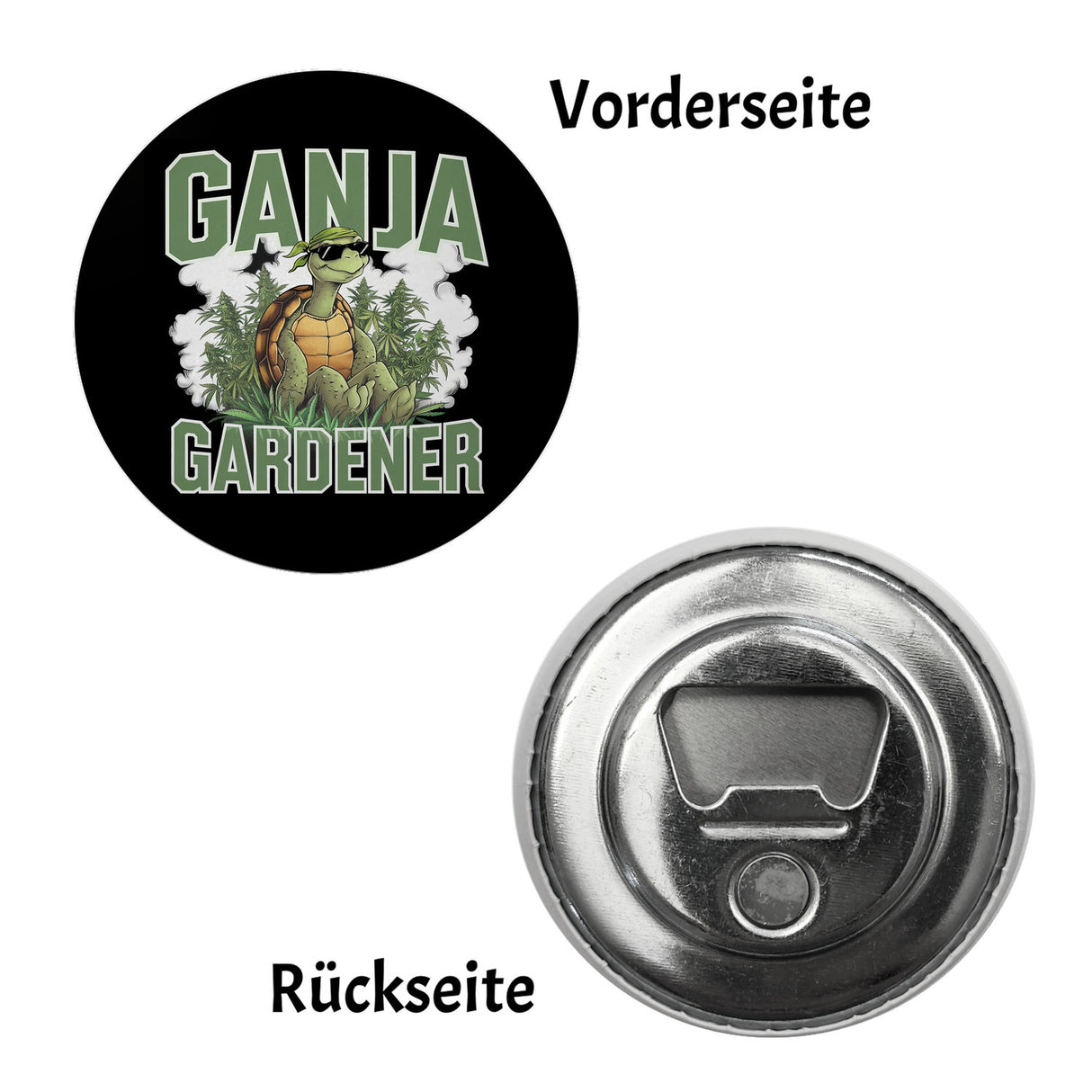 Schildkröte Ganja Gardener Magnet für Kiffer