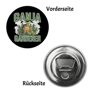 Schildkröte Ganja Gardener Magnet für Kiffer