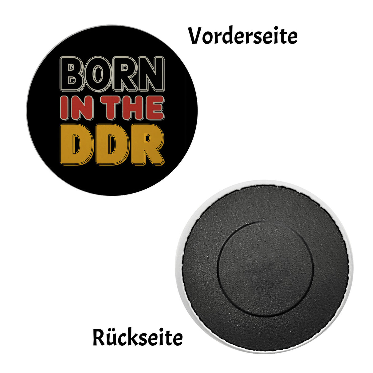 BORN in the DDR Retro Magnet Ostdeutsche Identität