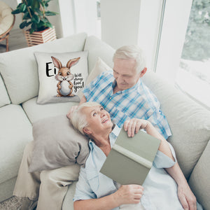 Ei will always love you! Kissen mit niedlichem Hasen