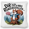 Dir ist was runtergefallen Kissen - Eichhörnchen hält Gehirn