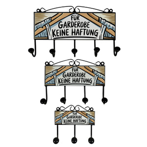 Für Garderobe keine Haftung Kleiderhaken Leiste mit 3 Haken