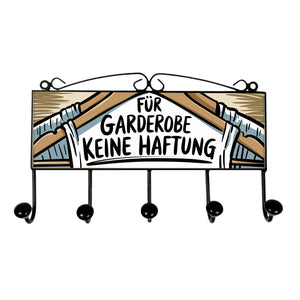 Für Garderobe keine Haftung Kleiderhaken Leiste mit 3 Haken