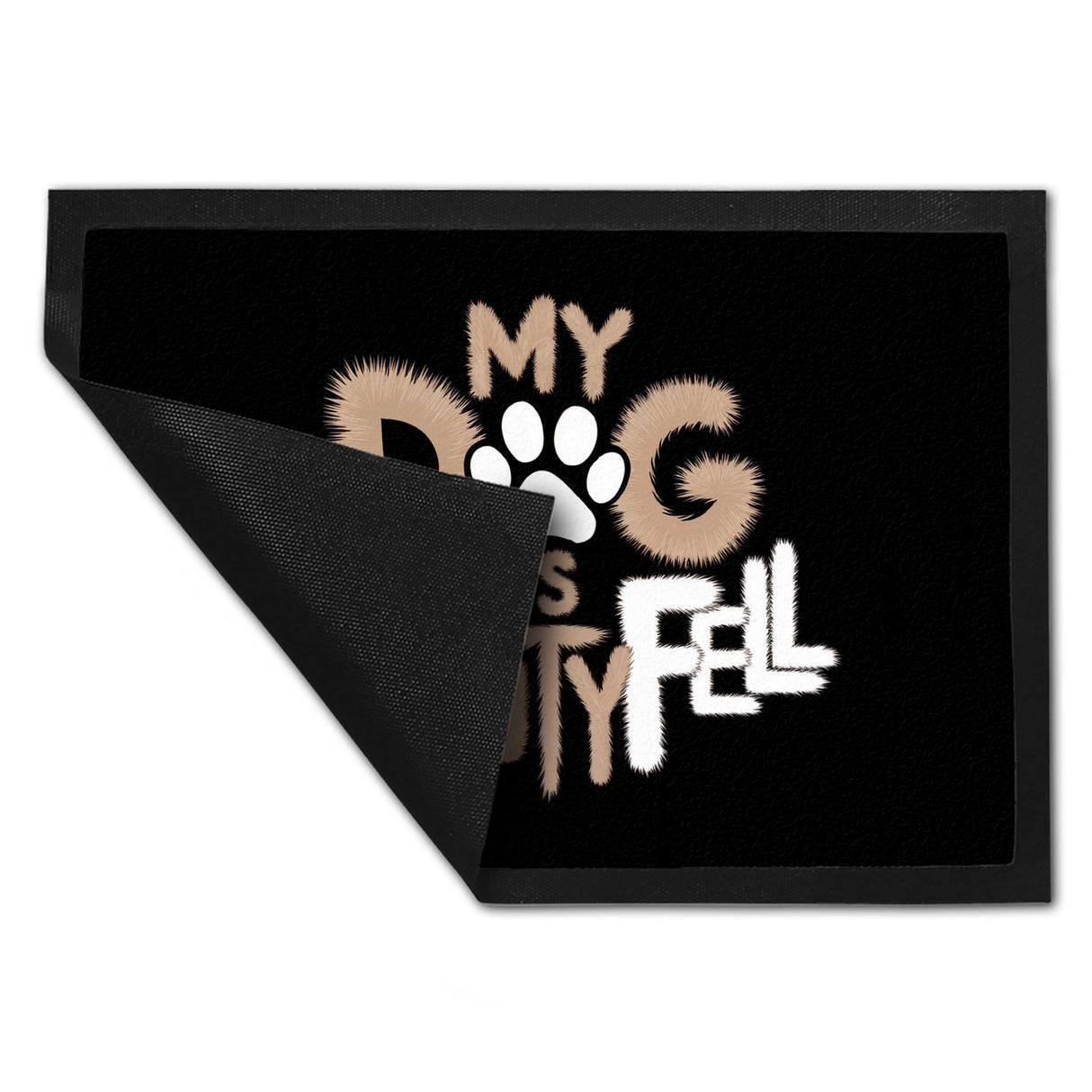 My Dog is beautyFell Fußmatte in 35x50 cm