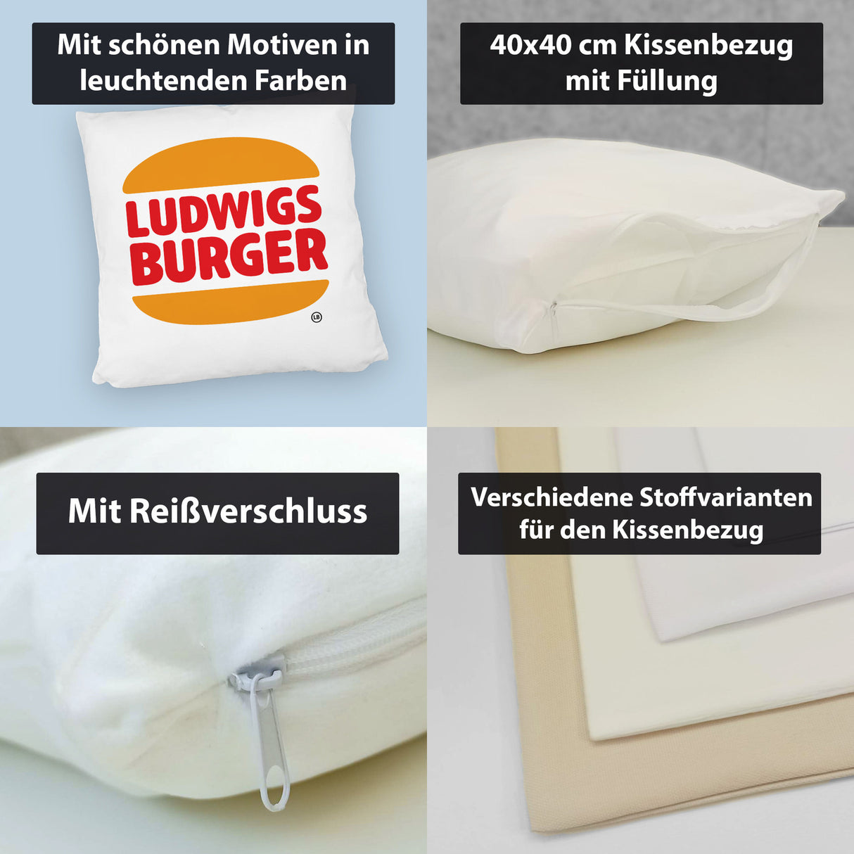 Ludwigsburg Kissen - LUDWIGS BURGER