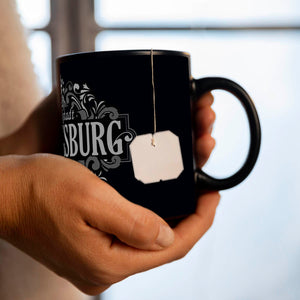 Ludwigsburg Barock Ornament Tasse - grau