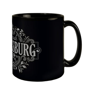 Ludwigsburg Barock Ornament Tasse - grau