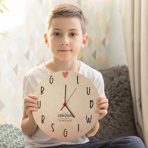 Ludwigsburg Wanduhr mit Spruch Eine Stadt - Eine Liebe