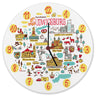 Ludwigsburg Wimmelbild Wanduhr