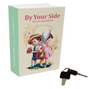 Freundebuch Booksafe By Your Side - Das Freundebuch mit Spruch als lustiges Geschenk für Schüler und Studenten