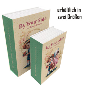 Freundebuch Booksafe By Your Side - Das Freundebuch mit Spruch als lustiges Geschenk für Schüler und Studenten