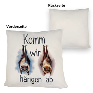 Fledermäuse - Komm, wir hängen ab Kissen