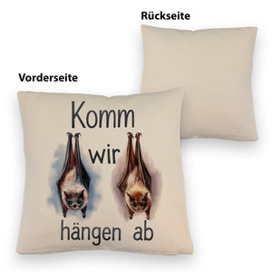 Fledermäuse - Komm, wir hängen ab Kissen