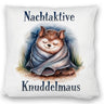 Nachtaktive Knuddelmaus Kissen Kuschelige Fledermaus