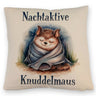 Nachtaktive Knuddelmaus Kissen Kuschelige Fledermaus