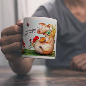 Viel Glück zum 74. Geburtstag Kaffeebecher