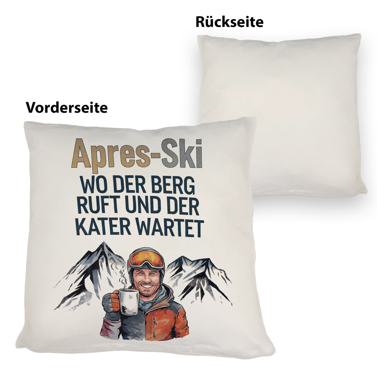 Après Ski - Berg ruft, Kater wartet Kissen