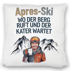 Après Ski - Berg ruft, Kater wartet Kissen