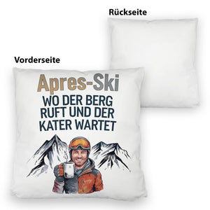 Après Ski - Berg ruft, Kater wartet Kissen