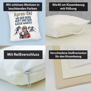 Après Ski - Berg ruft, Kater wartet Kissen