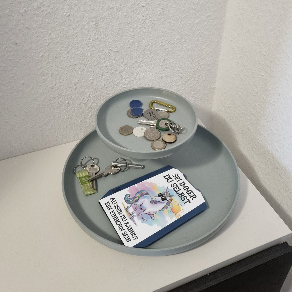Einhorn mit Sonnenbrille Parkscheibe Sei ein Einhorn