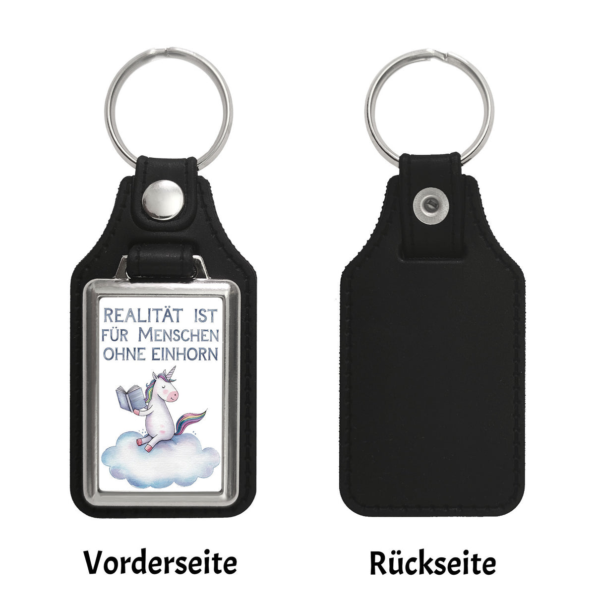 Realität ist für Menschen ohne Einhorn Schlüsselanhänger