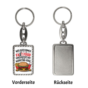 Fast Food - FAT FOOD Schlüsselanhänger für Burger Fans