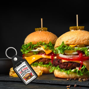 Fast Food - FAT FOOD Schlüsselanhänger für Burger Fans