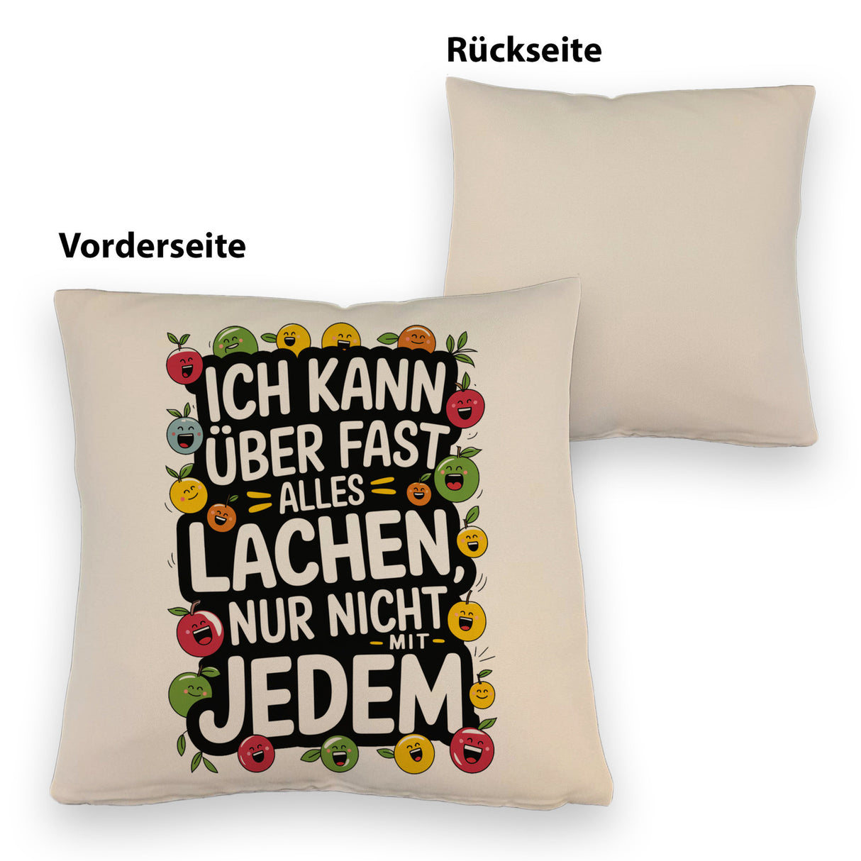 Kann nicht mit jedem lachen Kissen für das Büro