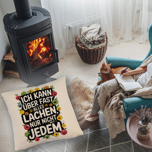 Kann nicht mit jedem lachen Kissen für das Büro