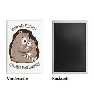 Kuscheln repariert Souvenir Souvenir Magnet mit niedlichen Bären