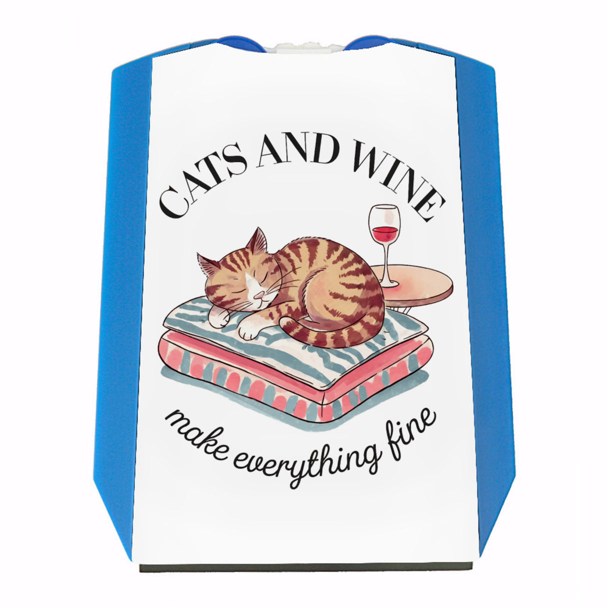 Katzen & Wein Parkscheibe für Katzen- und Weinliebhaber