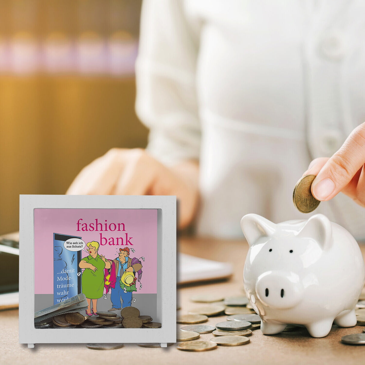 Fashion Bank Spardose - Modeträume werden wahr!