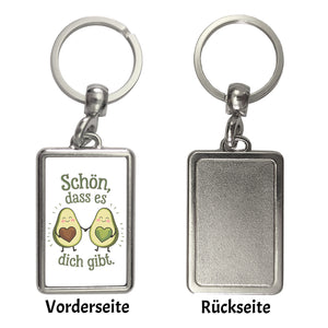 Avocado Herzkerne Schlüsselanhänger Schön dass es Dich gibt